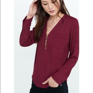 Express Deep Red Women's Blouse